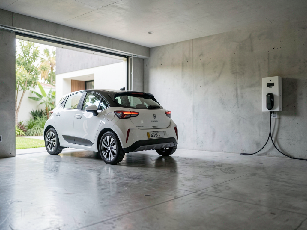 Borne de recharge en maison individuelle